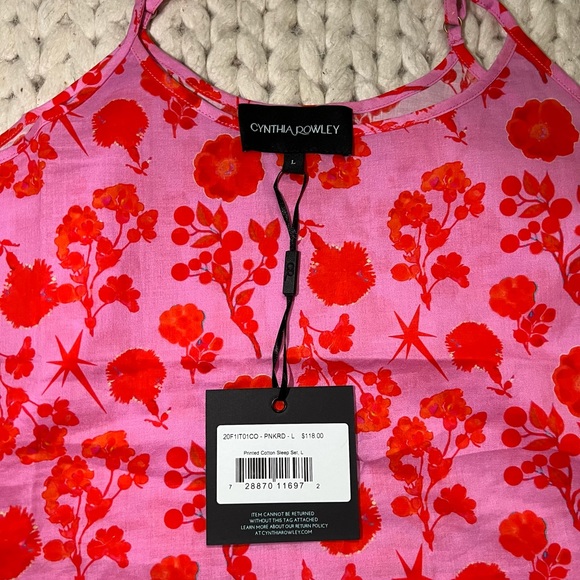 Cynthia Rowley Bloom Sleep Set - Picture 2 of 5